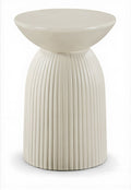 Opani - Concrete End Table - Taupe