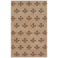 Orchard Bloom Rust Hand Woven Wool and Jute Area Rug - The Well Appointed House