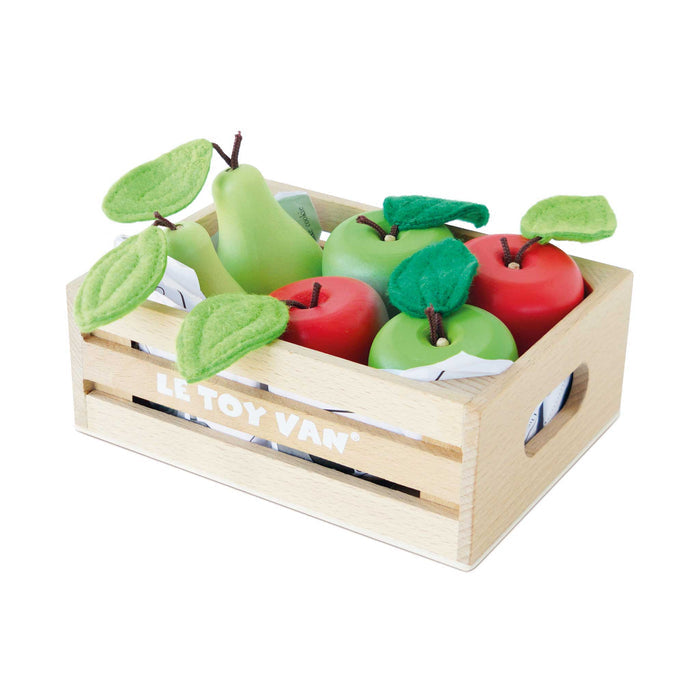 Orchard Fruits Wooden Market Crate - The Well Appointed House