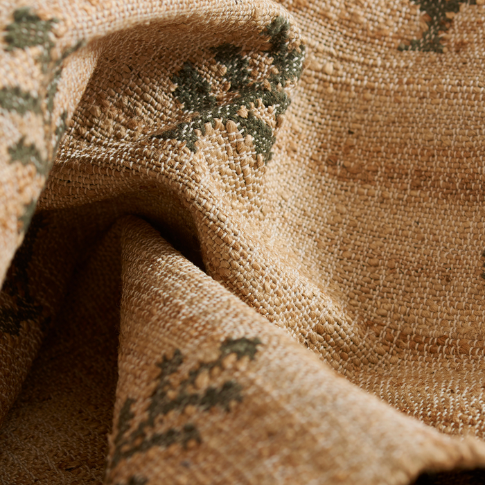 Orchard Verdure Natural Hand Woven Wool and Jute Area Rug - The Well Appointed House