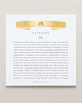 Bryan Anthonys Overcome Gold Engraved Cuff On Card