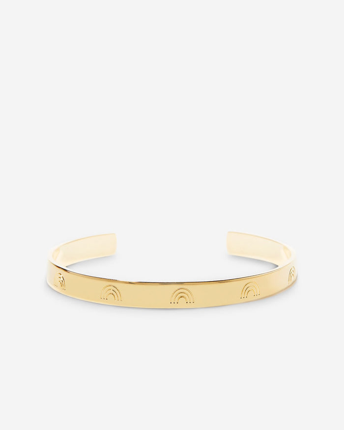 Bryan Anthonys Overcome Gold Engraved Cuff Front Macro