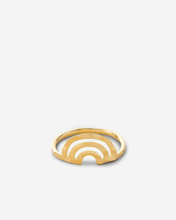 Bryan Anthonys Overcome Gold Ring front view macro