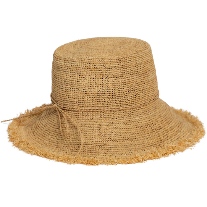 Packable Raffia Bucket Hat - The Well Appointed House