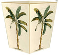 Palm Trees Wastebasket and Optional Tissue Box Cover - Wastebasket Sets - The Well Appointed House