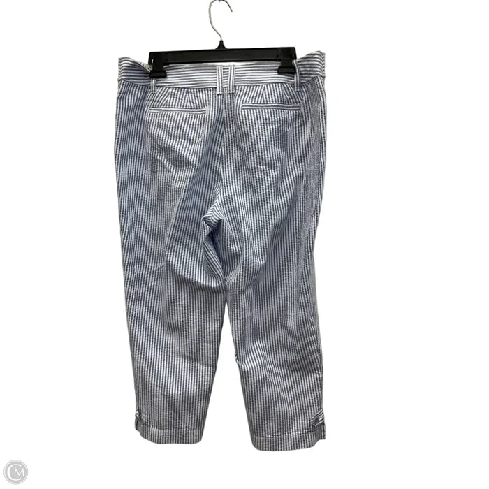 Pants Cropped By Talbots In Striped Pattern, Size: 14p
