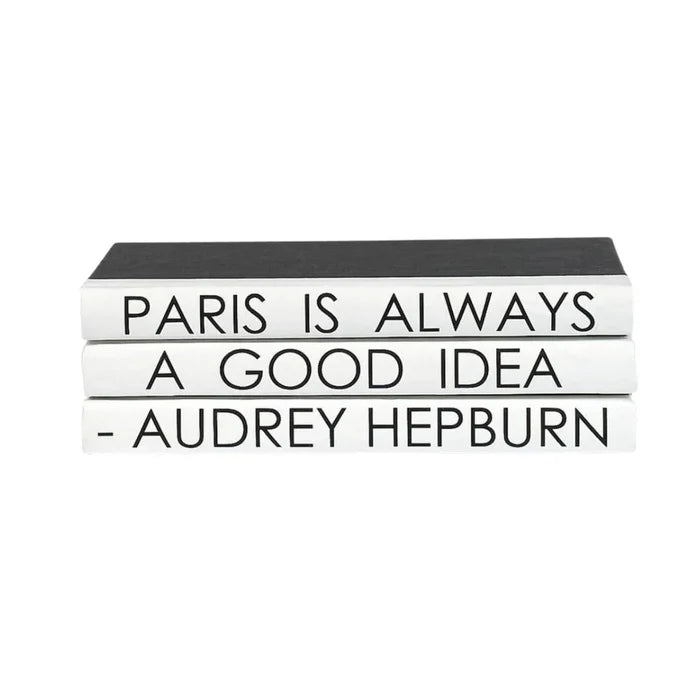 "Paris Is Always A Good Idea" Decorative Book Set - Books - The Well Appointed House