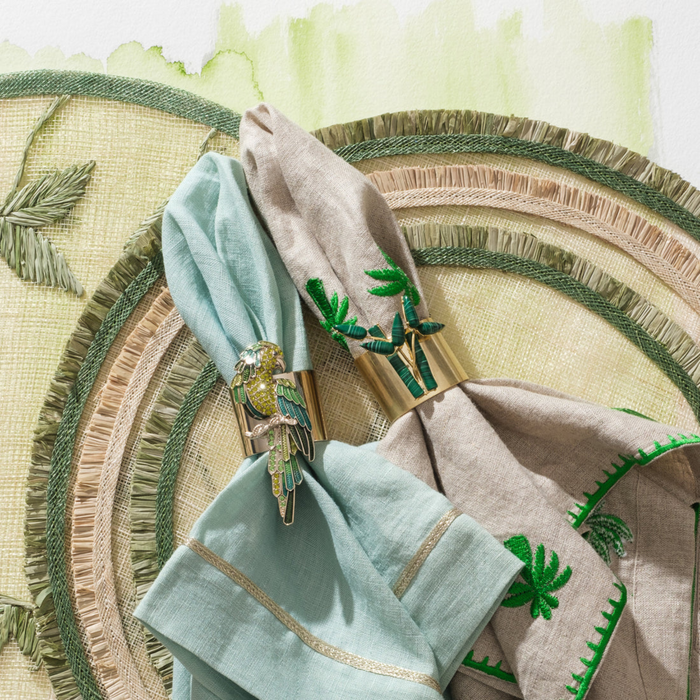 Parrot Napkin Ring, Set of Two - The Well Appointed House