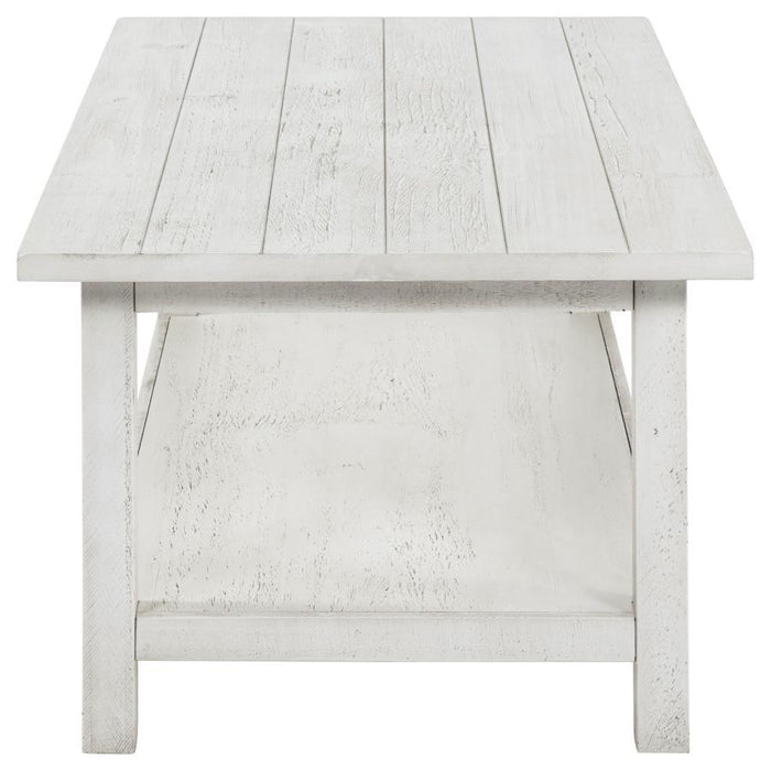Payne - Wood Coffee Table with Shelf