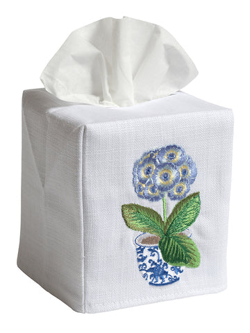 Pear Topiary Tree Embroidered Tissue Box Cover