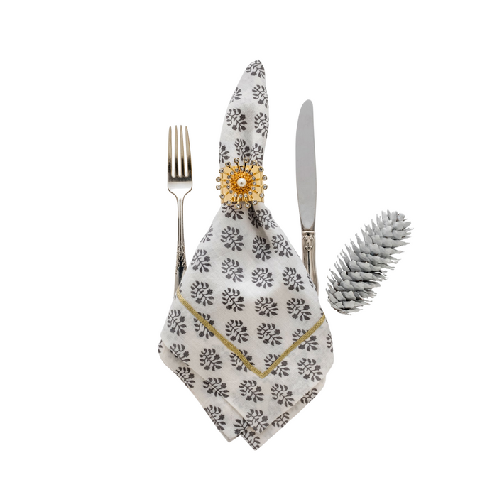 Pearl Star Napkin Rings - The Well Appointed House