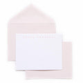 Peony Pink Beveled Letterpress Notes - Design 19 - Stationery - The Well Appointed House