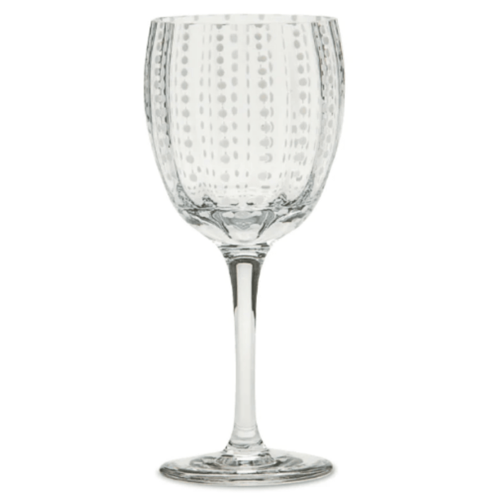 Set of Two Perle Colored Glass Wine Goblets - Drinkware - The Well Appointed House