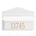 Personalized Colonial Wall Mailbox With Address – Available in Multiple Finishes - Address Signs & Mailboxes - The Well Appointed House