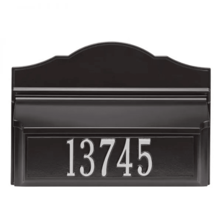 Personalized Colonial Wall Mailbox With Address – Available in Multiple Finishes - Address Signs & Mailboxes - The Well Appointed House