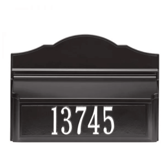 Personalized Colonial Wall Mailbox With Address – Available in Multiple Finishes - Address Signs & Mailboxes - The Well Appointed House