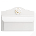 Personalized Colonial Wall Mailbox With Monogram – Available in Multiple Finishes - Address Signs & Mailboxes - The Well Appointed House