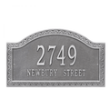Personalized Two Line Penhurst Grande Address Wall Plaque – Available in Multiple Finishes - Address Signs & Mailboxes - The Well Appointed House