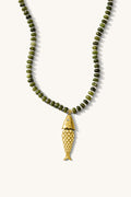 PEZ NECKLACE - OLIVE