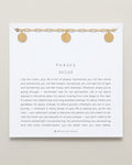 Close-up of Phases Choker in 14k gold finish