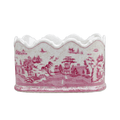 Pink and White Willow Porcelain Planter - Indoor Planters - The Well Appointed House