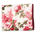 Pink & Burgundy Floral Tablecloth - The Well Appointed House