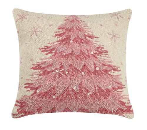 Plush Ivory & Pink Christmas Tree Decorative Throw Pillow - Christmas -  The Well Appointed House