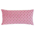 Pink Floral Diamond Print Throw Pillow - Pillows - The Well Appointed House