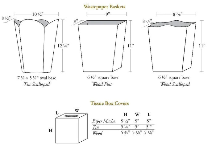 Pink Leopard Decoupage Wastebasket and Optional Tissue Box Cover - Wastebasket Sets - The Well Appointed House