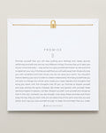 Bryan Anthonys Promise Gold Icon Necklace Set On Card