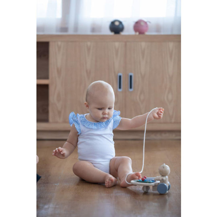 Pull Along Musical Bear - Little Loves Learning Toys - The Well Appointed House