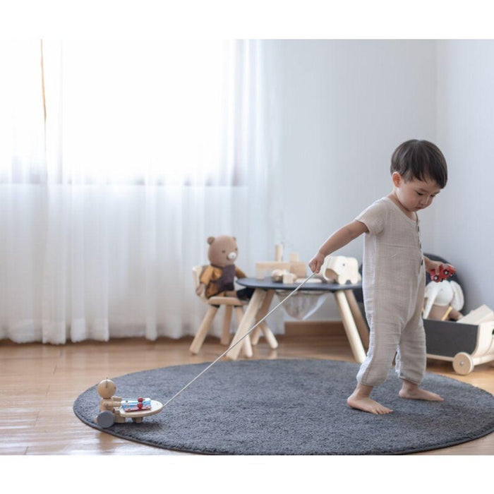 Pull Along Musical Bear - Little Loves Learning Toys - The Well Appointed House
