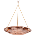 Pure Copper 18" Hanging Bird Bath - Birdhouses - The Well Appointed House