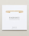 Bryan Anthonys Radiance Collection Baguette Cuff Gold On Card