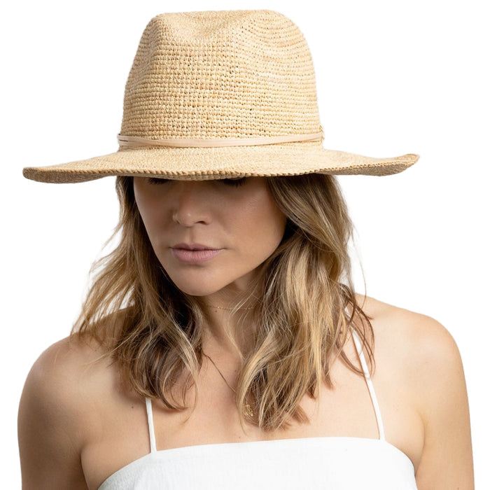 Raffia Crochet Continental- Natural - The Well Appointed House