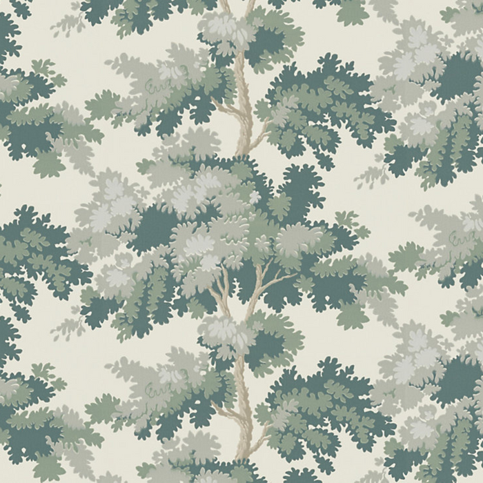 Green Raphael Print Wallcovering - The Well Appointed House