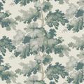 Green Raphael Print Wallcovering - The Well Appointed House