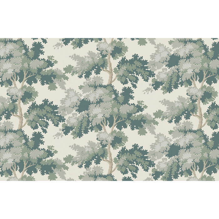 Green Raphael Print Wallcovering - The Well Appointed House