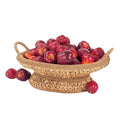 Rattan Cane Wicker Centerpiece Bowl - Decorative Bowls - The Well Appointed House