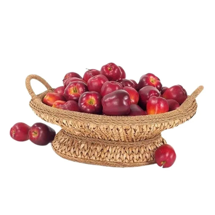 Rattan Cane Wicker Centerpiece Bowl - Decorative Bowls - The Well Appointed House