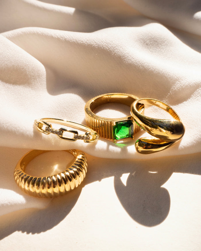 Detail of the Raya ring designed in collaboration with Rachael Kirkconnell