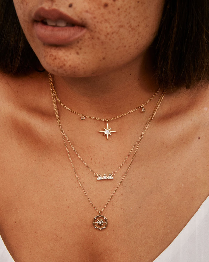 Bryan Anthonys Reach For The Stars Gold Choker With Crystals On Model