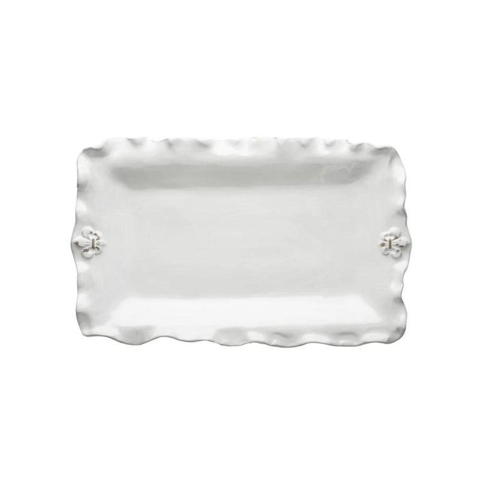 Rectangular Fleur de Lis Platter - Serveware - The Well Appointed House