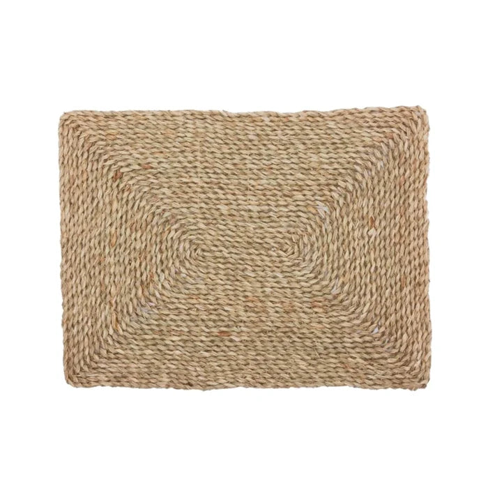 Rectangular Natural Seagrass Placemats - Placemats & Napkin Rings - The Well Appointed House