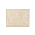 Rectangular Natural Twisted Jute Woven Placemats - Placemats & Napkin Rings - The Well Appointed House