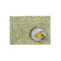 Rectangular Pale Green Raffia Placemats - Placemats & Napkin Rings - The Well Appointed House