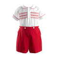 Red Smocked Set - The Well Appointed House