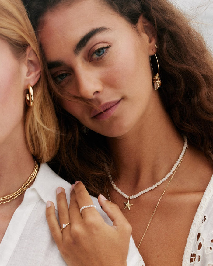 Bryan Anthonys Renew Beaded Necklace On Model