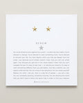 Bryan Anthonys Gold Renew Stud Earrings On Card