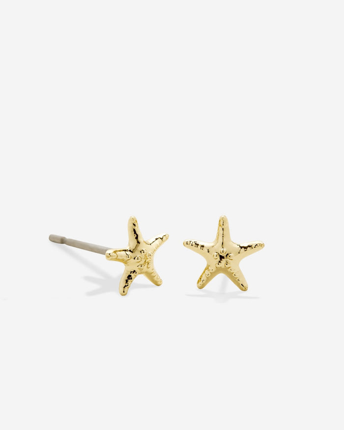 Bryan Anthonys Gold Renew Stud Earrings Macro